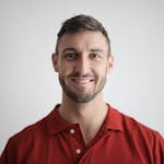 Man in Red Button Up Shirt
