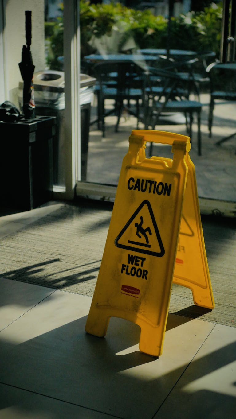 Wet Floor Warning Sign